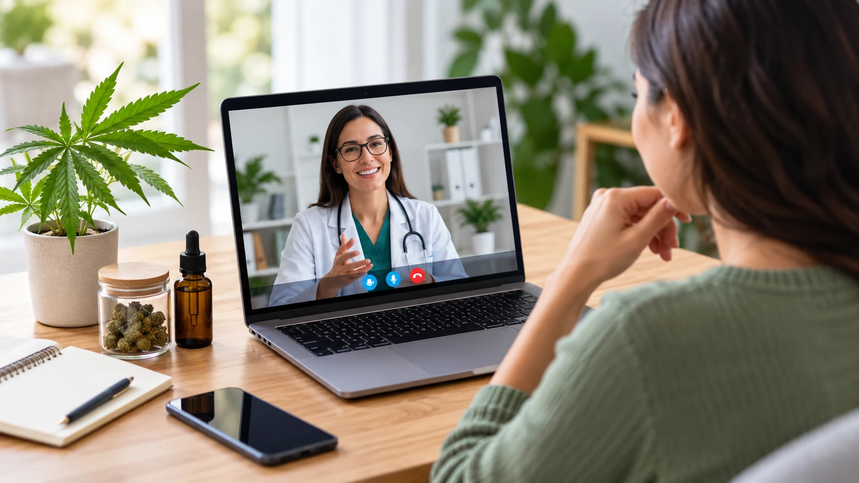 Telehealth Cannabis Doctor Appointment
